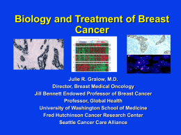 Biology and treatment of breast cancer