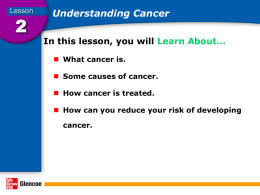 Cancer powerpoint