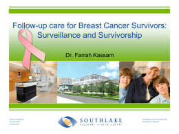 Summary of BREAST CANCER SURVEILLANCE