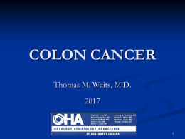 COLON CANCER - Oncology Hematology Associates