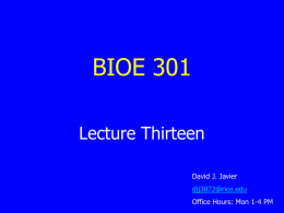 BME 301 - Rice University
