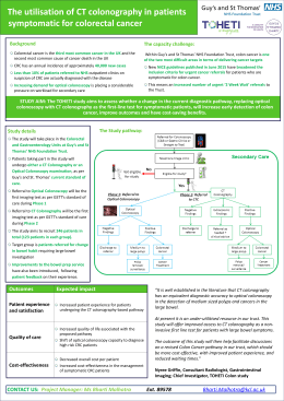 this poster to read more about our work around the colon
