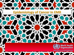 Epidemiology of Cancer in EMRA
