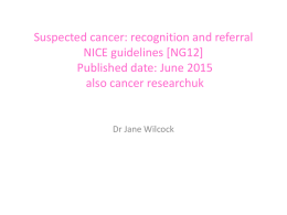 Vulval cancer - The University of Liverpool Repository