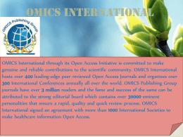 PPT Version - OMICS International
