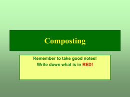 Composting - Humble ISD