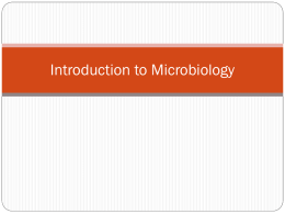 Introduction to Microbiology_week 1x
