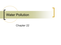 Water Pollution