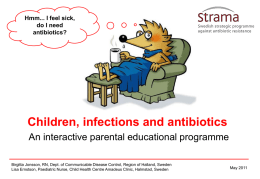 Children, infections and antibiotics
