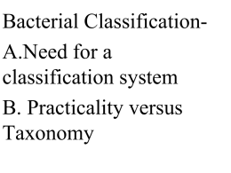 Bacterial Classification 2014