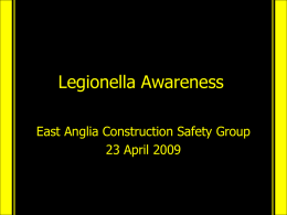 Legionella Control - IONOSPHERE HOME PAGE