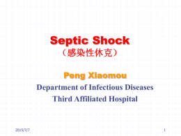 Septic Shock Definition Shock: a micro