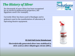 Increase your Silver Knowledge PPT