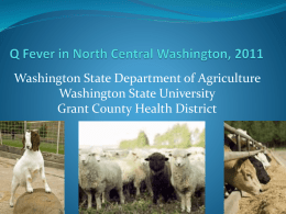 Washington State Departments of Agriculture and Health
