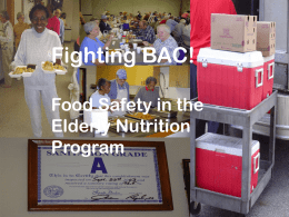Fighting BAC! - Food Safety Education
