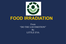 Food Irradiation - University of California, Davis