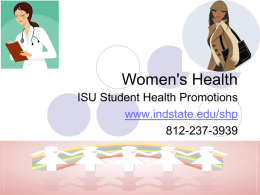 Women's Health - Indiana State University