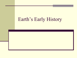 History of Life on Earth - Woodstown