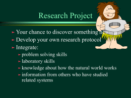 Research Project - Cornell University