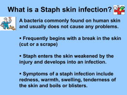 What is a Staph skin infection?