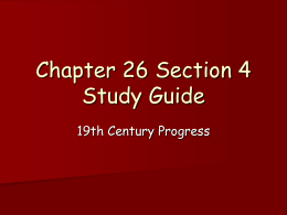 Chapter 26 Section 4 Study Guide