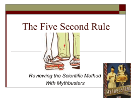 The Five Second Rule - Chandler Unified School District