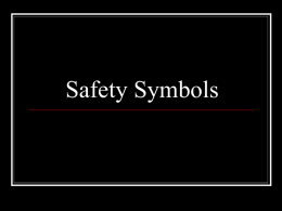 Safety Symbols - Ector County ISD