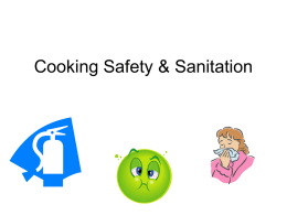 Cooking Safety & Sanitation