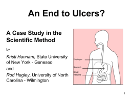 An End to Ulcers? By Kristi Hannam and Rod Hagley