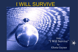 i will survive - Food Safety Music