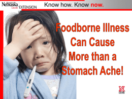 Foodborne Illness Can Cause More than a Stomach Ache