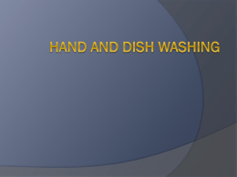 Hand and Dish Washing PowerPoint Slides