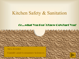 Kitchen Safety & Sanitation