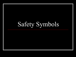Safety Symbols - Worth County Schools