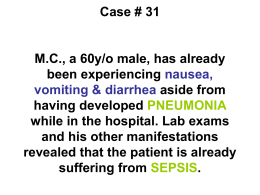 Case # 31 MC, a 60y/o male, has already been