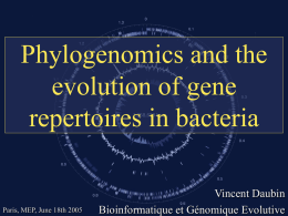 Phylogenomics and the Evolution of Gene Repertoires in