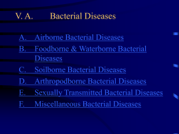 V. A. Bacterial Diseases