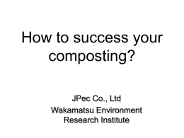 3. How to success of your composting