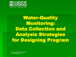 Water Quality Monitoring: Data Collection & Analysis