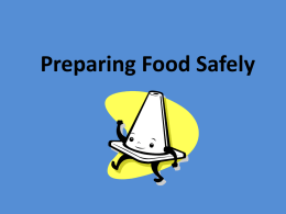Preparing Food Safely