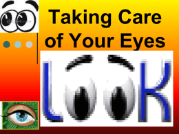 6th-Taking Care of Your Eyes