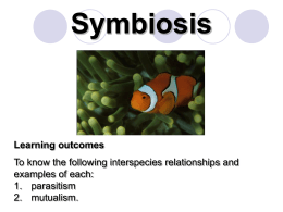 Symbiosis - Education Scotland