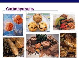 Carbohydrates - Dearborn High School
