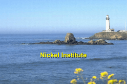 Nickel Institute Corrosion by Process Waters