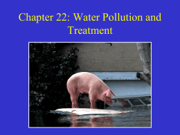 Chapter 22: Water Pollution and Treatment - FRAZS-APES