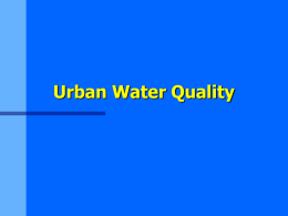 Introduction to Water Quality Monitoring
