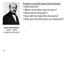 Semmelweiss Main Activity