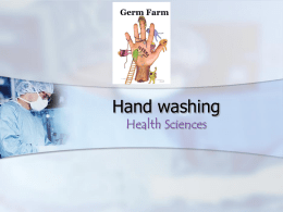 Six Stages Hand washing