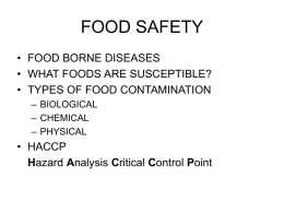 food safety ppt