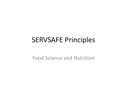 ServSafe Principles